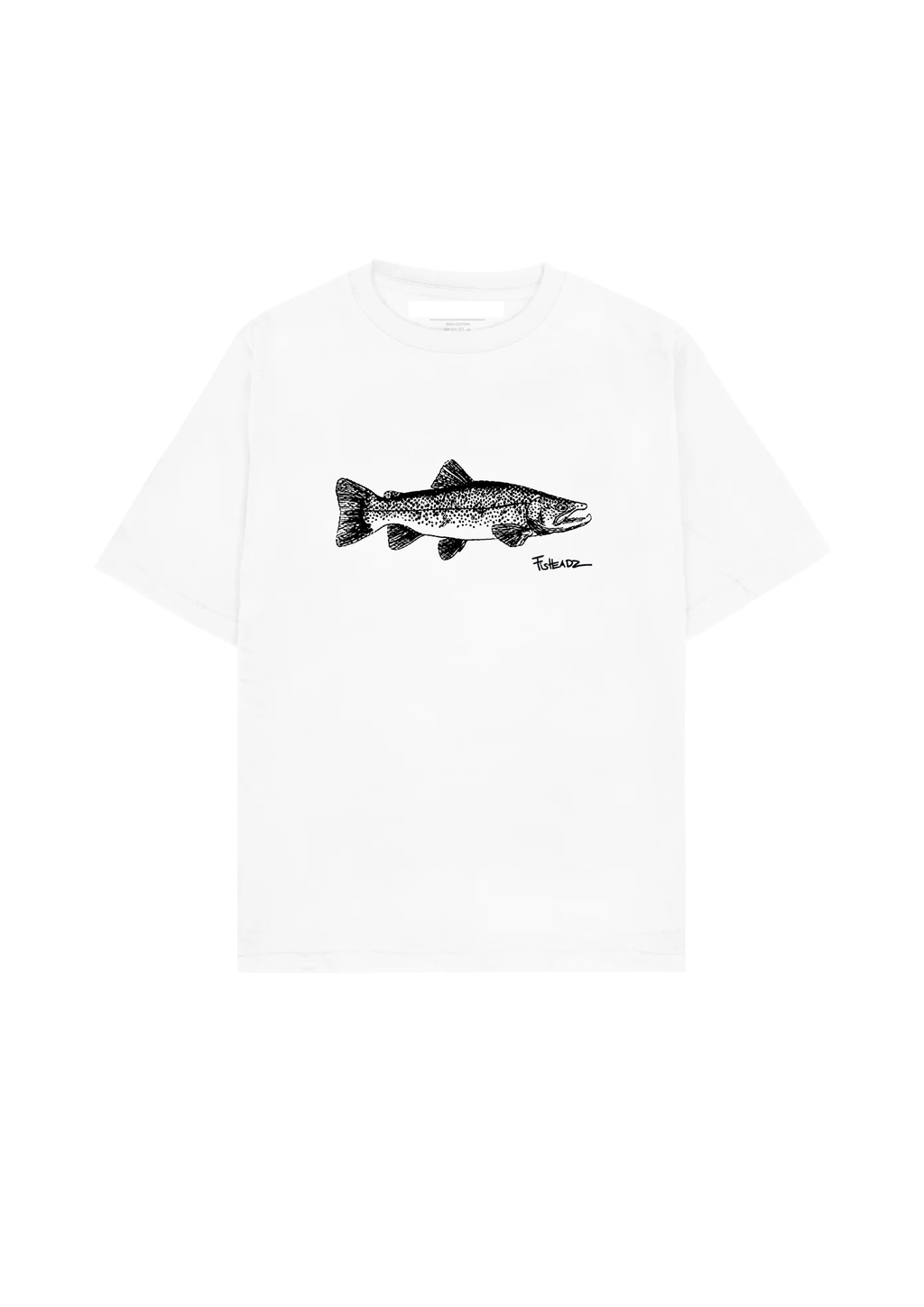 Brown Trout T-Shirt White