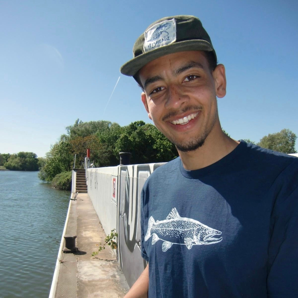 Brown Trout T-Shirt Black